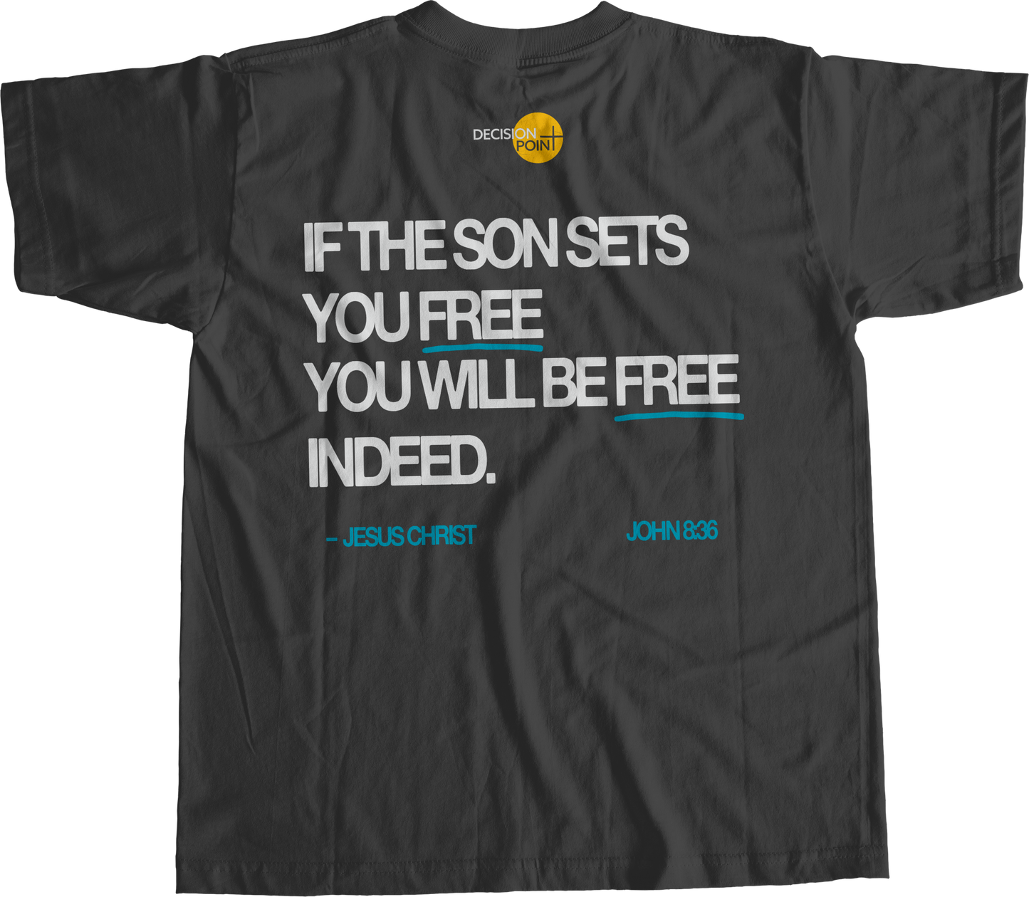 Set Free T-shirt - Charcoal Grey