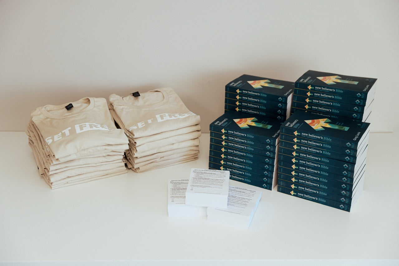 Outreach Kit: Set Free - Tan (FREE for students leading Outreach Weeks)