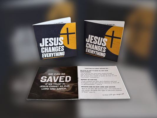 Gospel Booklets: Jesus Changes Everything (10-Pack)